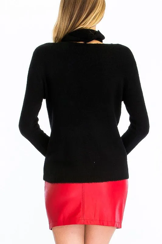 FUZZY DETACHED TURTLENECK