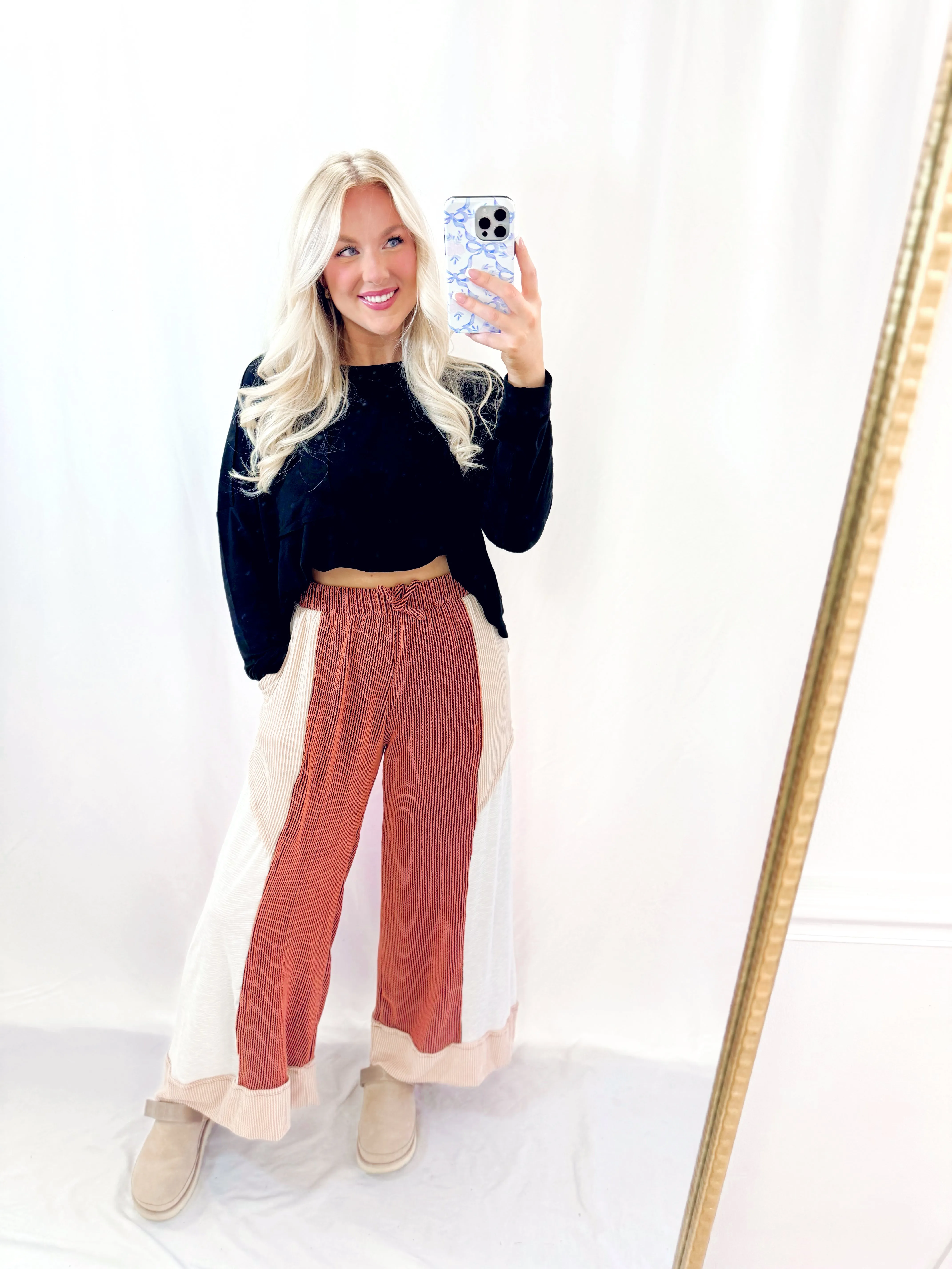 Go For It Ribbed Sweatpants💖 1 medium & 1 large left