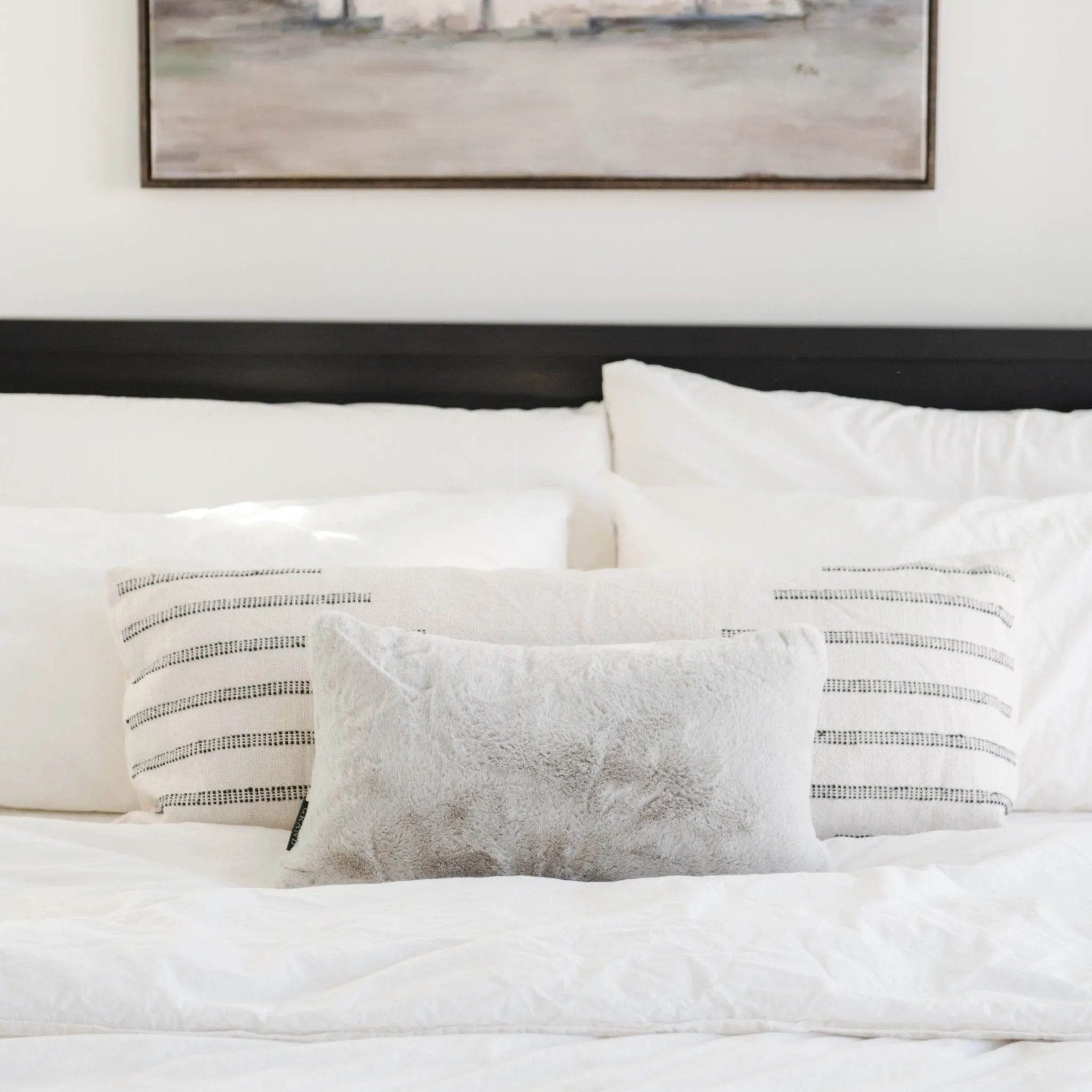GRAND FAUX FUR 12X20 PILLOW COVERS