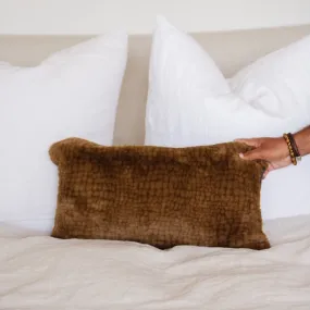 GRAND FAUX FUR 12X20 PILLOW COVERS
