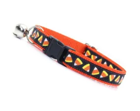 Halloween Cat Collar - Trick or Treat - Candy Corn