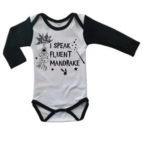 Harry Potter Mandrake Long Sleeve Onesie