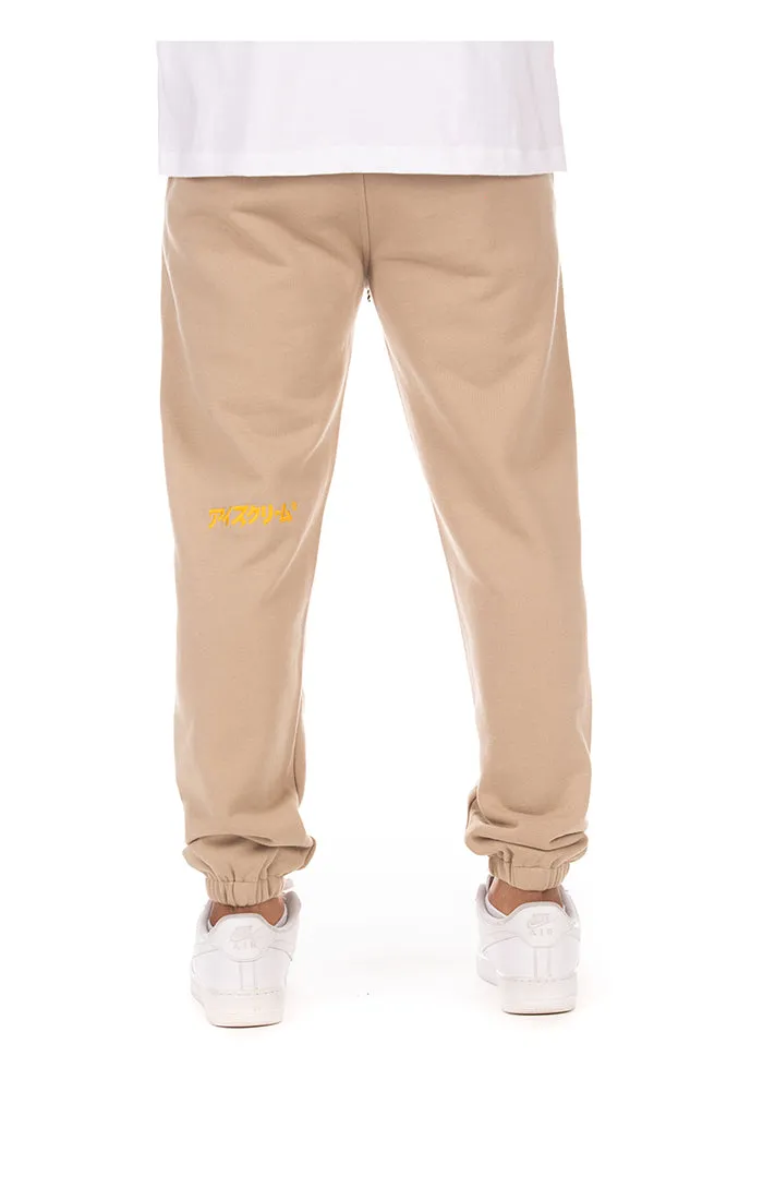 ICECREAM snow tops sweatpants - chinchilla