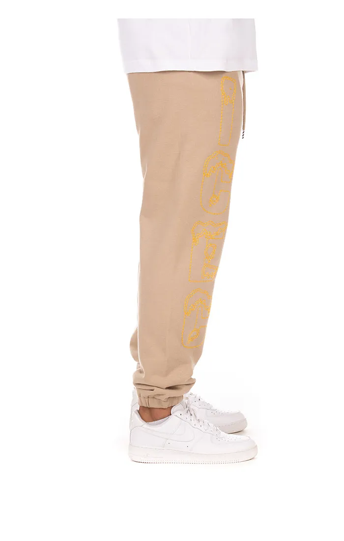 ICECREAM snow tops sweatpants - chinchilla
