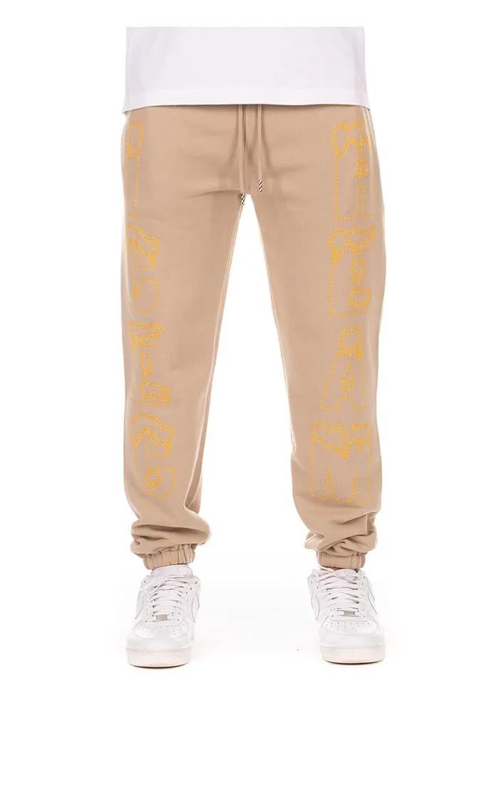 ICECREAM snow tops sweatpants - chinchilla