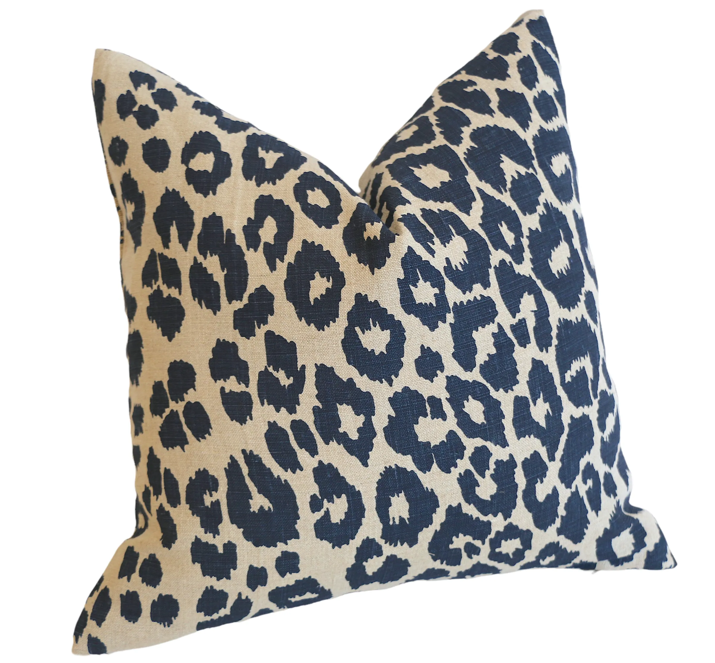 Iconic Leopard Pillow Cover / Available in 5 colors and 10 sizes / Schumacher Sky Leopard Cushion Cover / Green Navy Black Sky Leopard