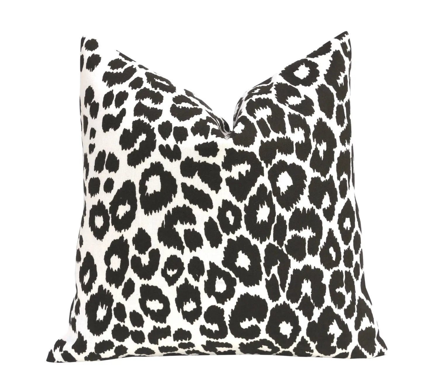 Iconic Leopard Pillow Cover / Available in 5 colors and 10 sizes / Schumacher Sky Leopard Cushion Cover / Green Navy Black Sky Leopard