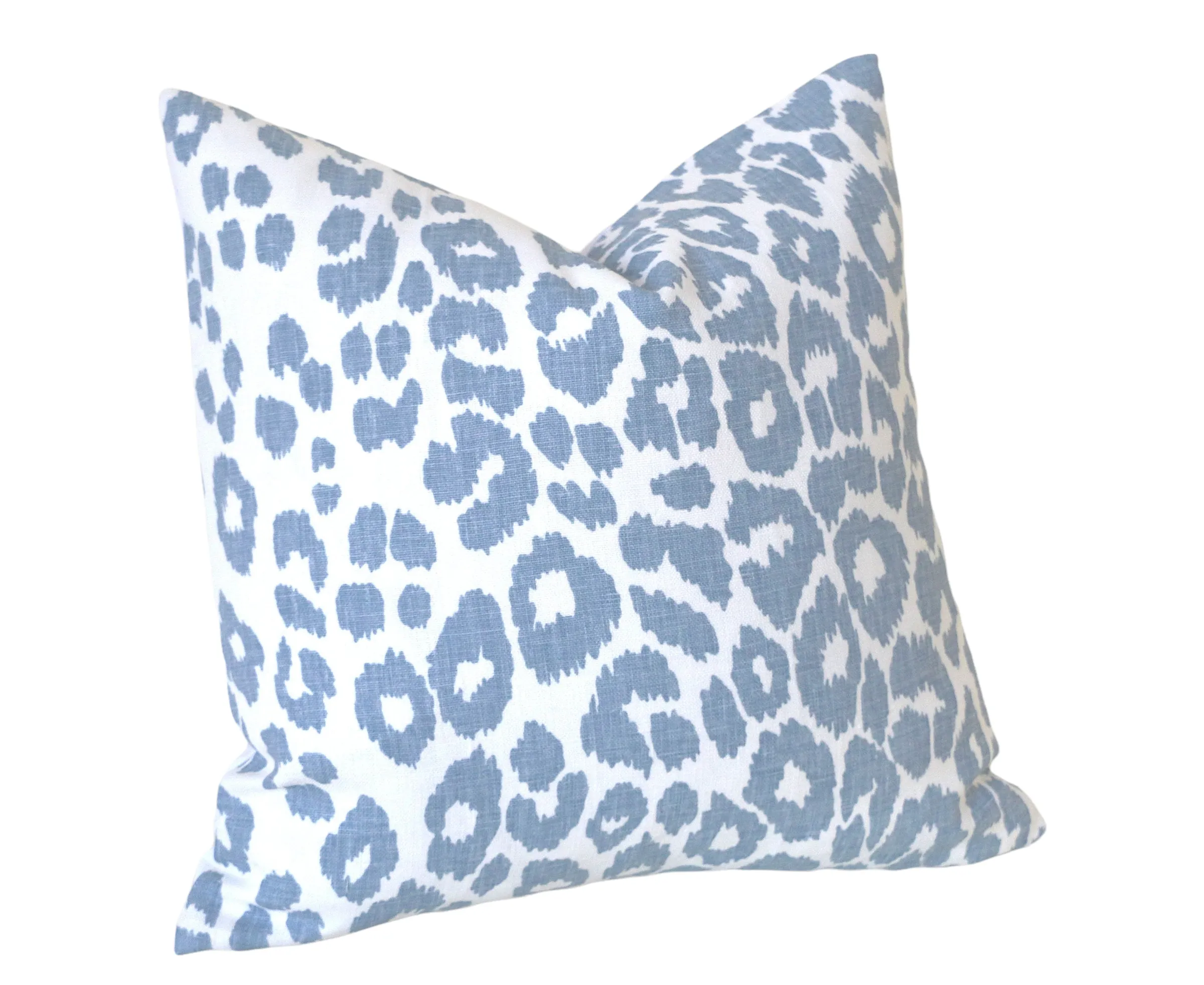 Iconic Leopard Pillow Cover / Available in 5 colors and 10 sizes / Schumacher Sky Leopard Cushion Cover / Green Navy Black Sky Leopard