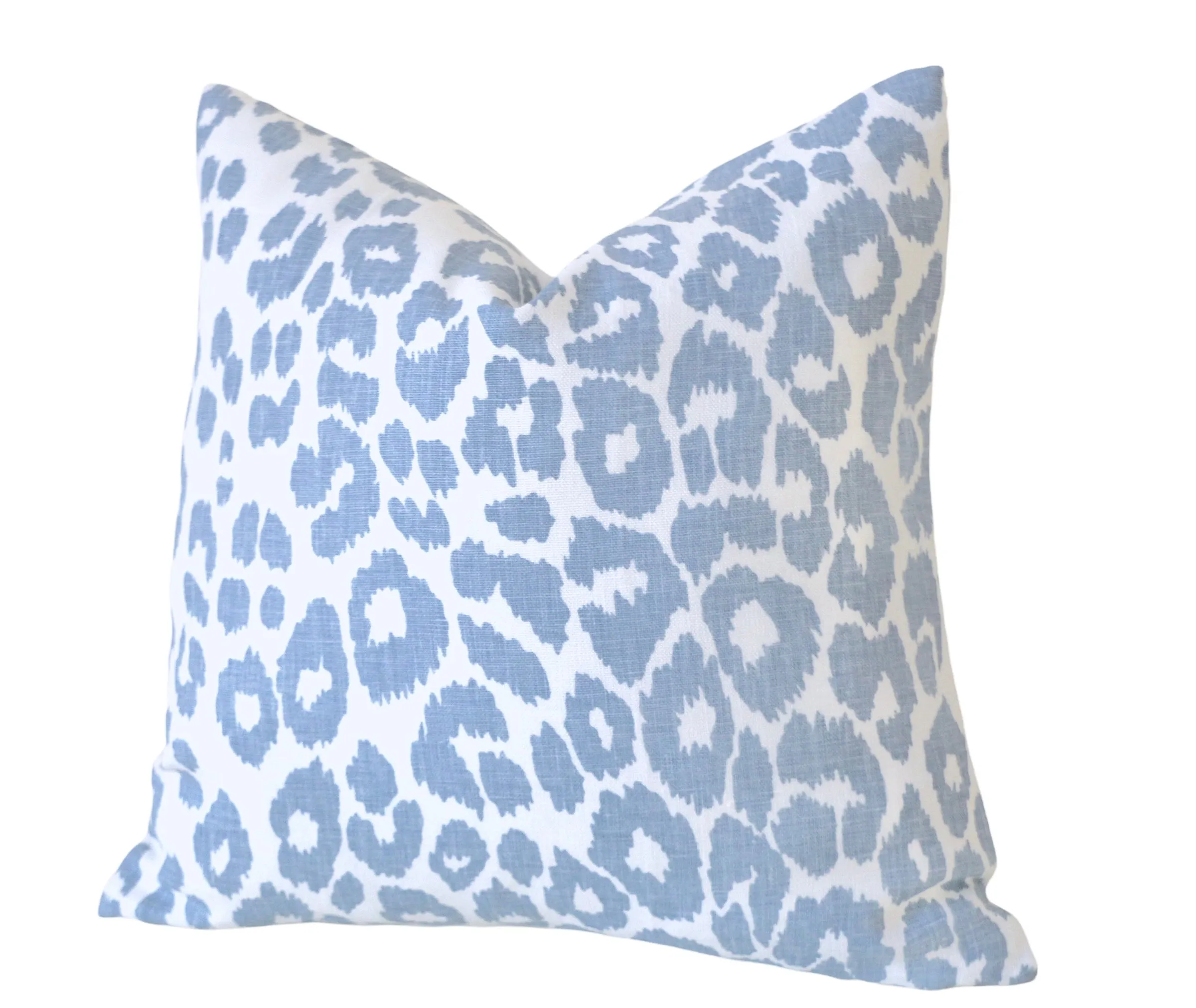 Iconic Leopard Pillow Cover / Available in 5 colors and 10 sizes / Schumacher Sky Leopard Cushion Cover / Green Navy Black Sky Leopard