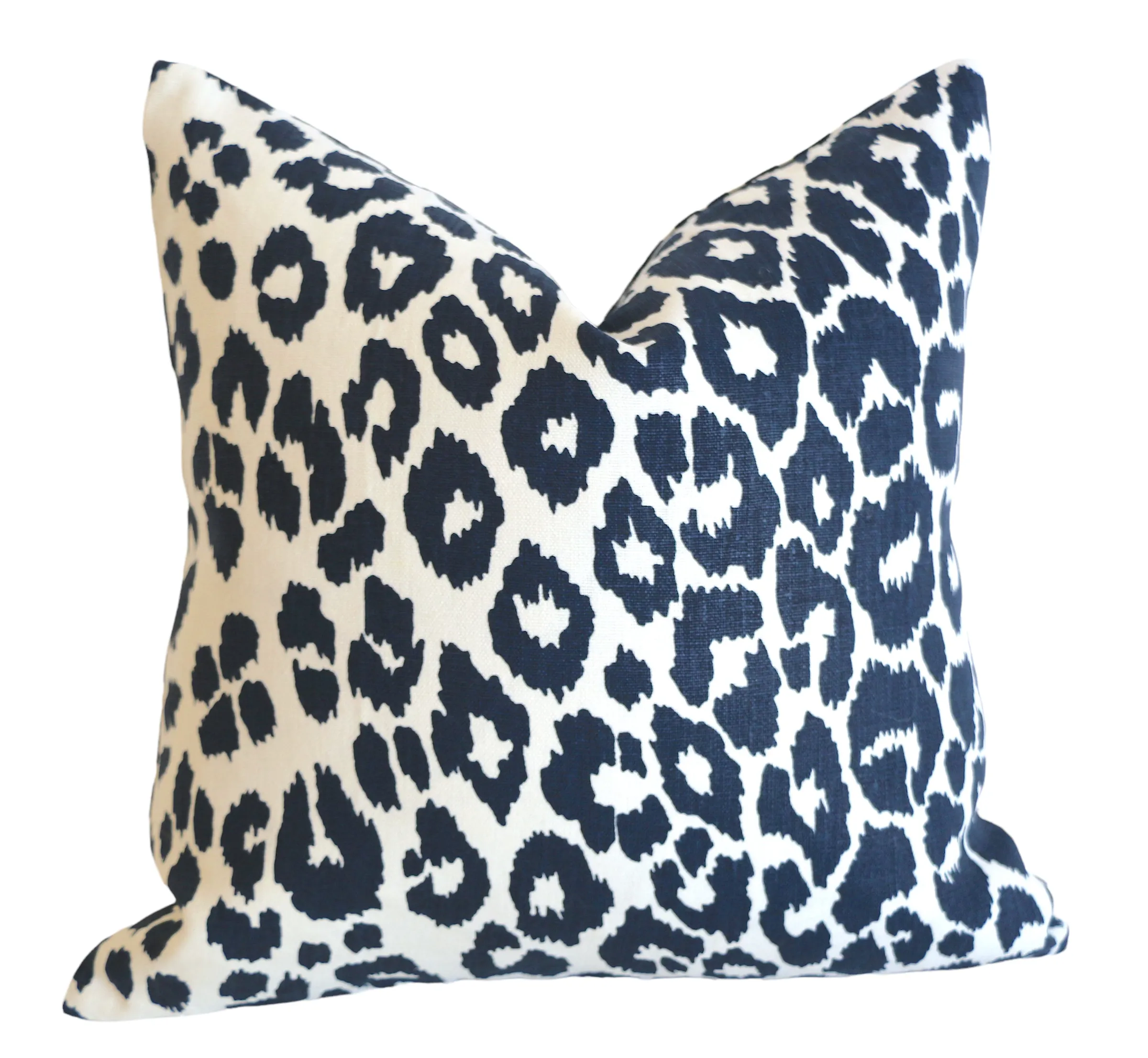 Iconic Leopard Pillow Cover / Available in 5 colors and 10 sizes / Schumacher Sky Leopard Cushion Cover / Green Navy Black Sky Leopard