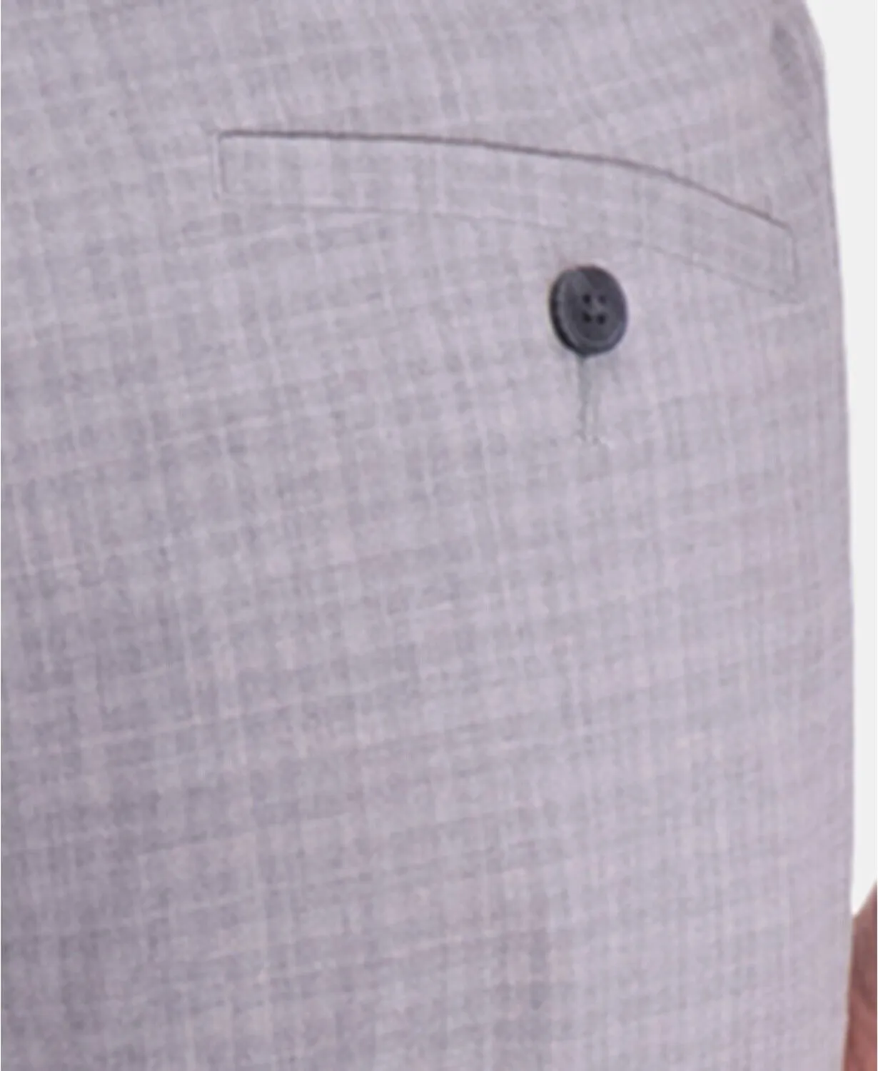 Kenneth Cole Reaction Mens Slim fit Dress Pants 34 / 29 Grey Plaid Stretch