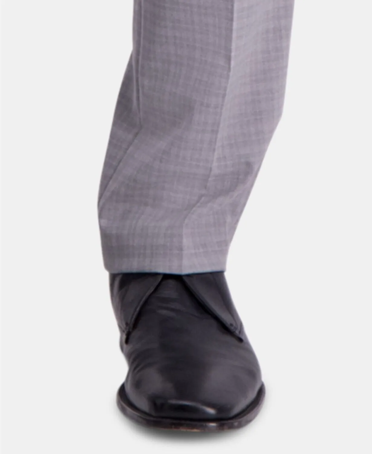 Kenneth Cole Reaction Mens Slim fit Dress Pants 34 / 29 Grey Plaid Stretch