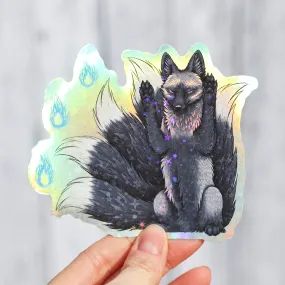 Kitsunebi Holographic Sticker