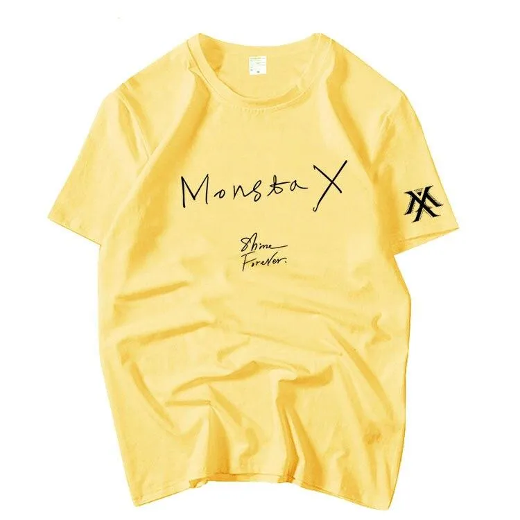 Korean Monsta X Crew T Shirt