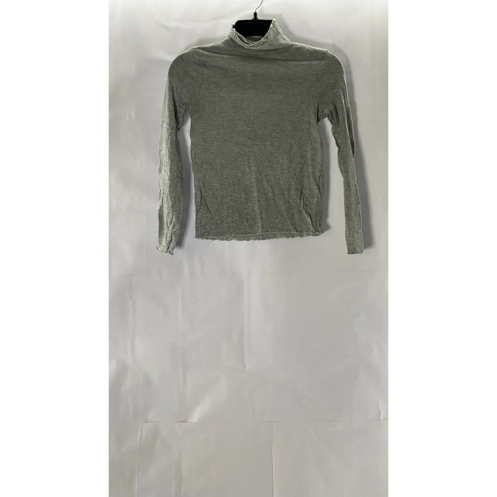 KOTON Women's Gray Lightweight Long Sleeve Turtleneck Top SZ S