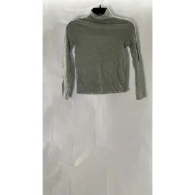 KOTON Women's Gray Lightweight Long Sleeve Turtleneck Top SZ S