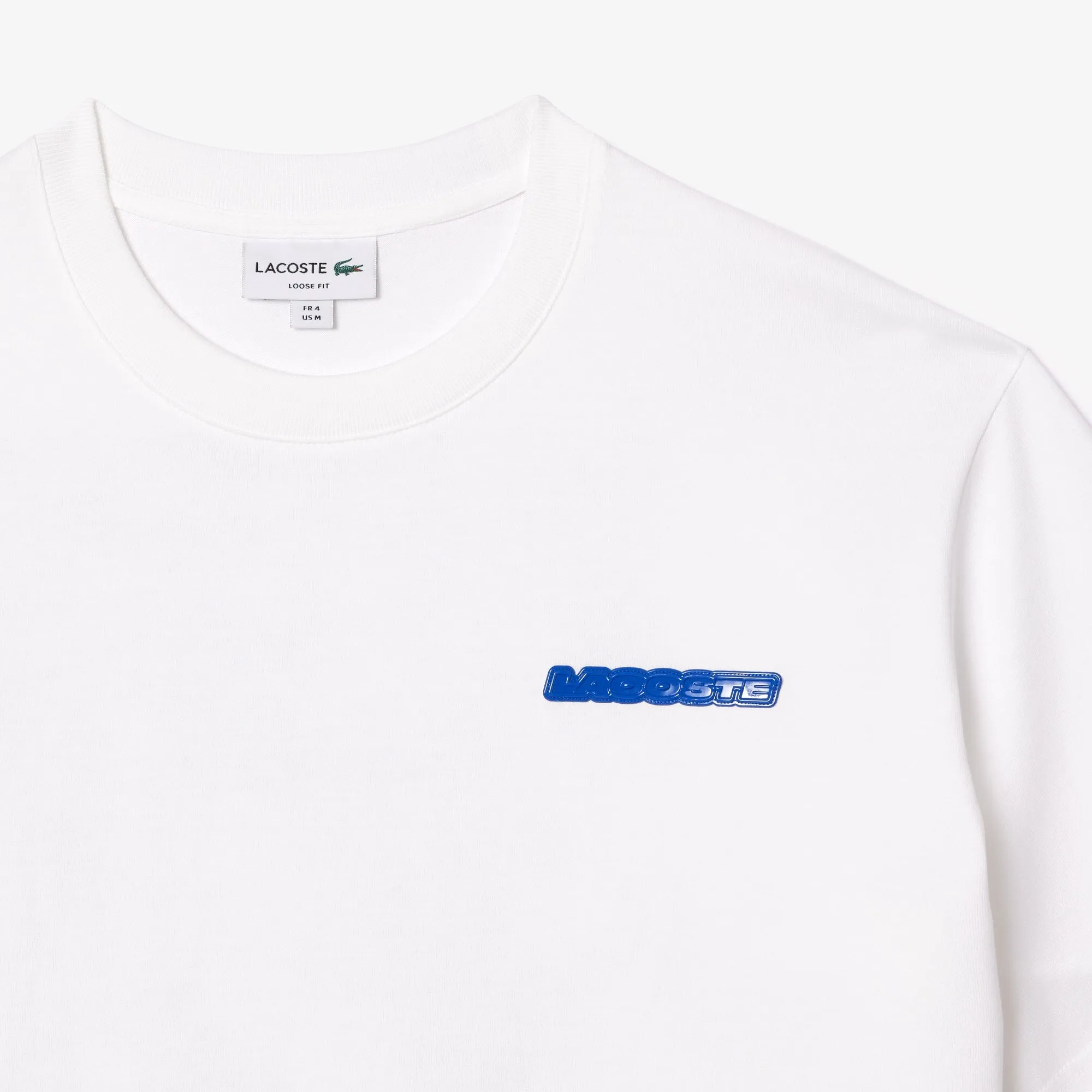 LACOSTE Loose Fit Floral Print T-shirt
