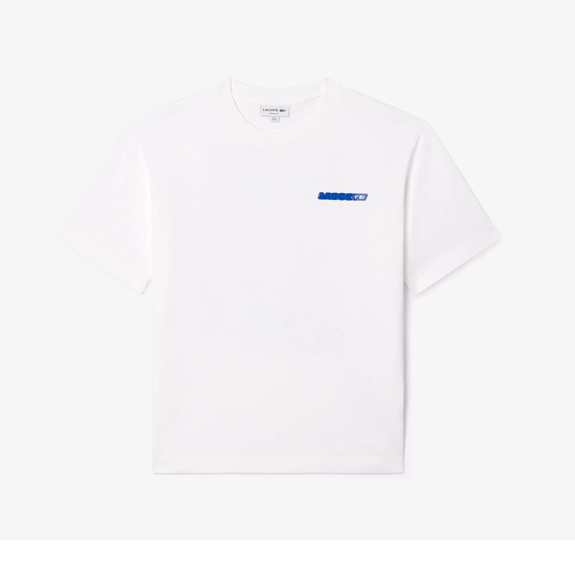 LACOSTE Loose Fit Floral Print T-shirt