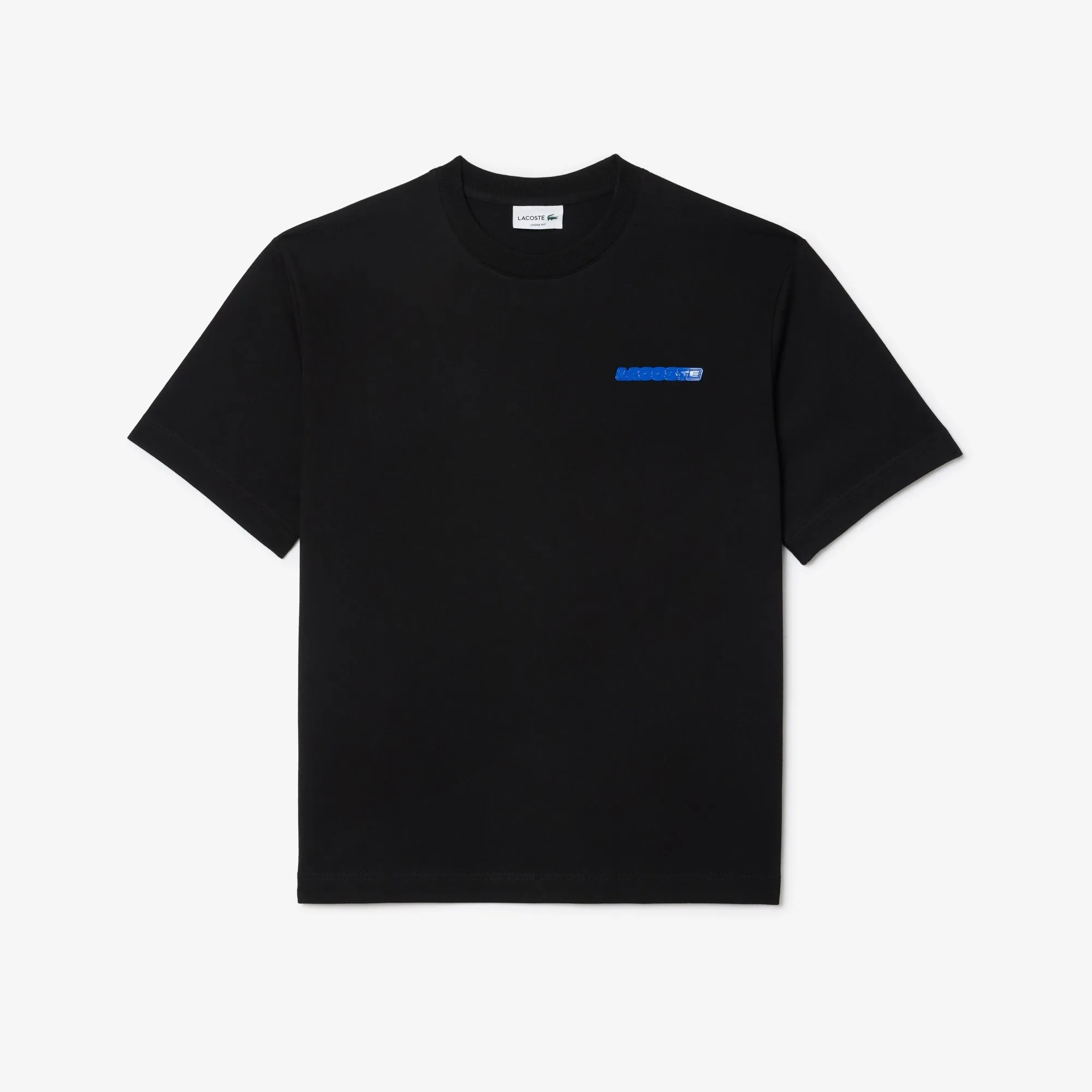 LACOSTE Loose Fit Floral Print T-shirt