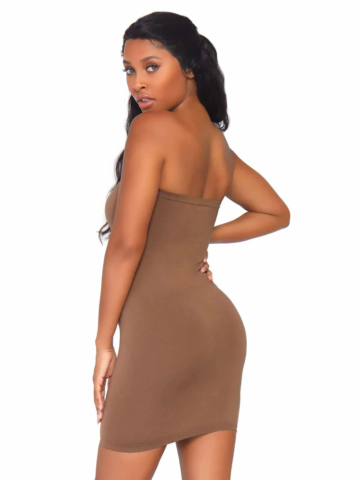 Leg Avenue  Seamless Opaque Microfiber Bodycon Tube Dress  NK002