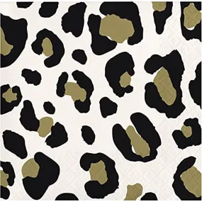 Leopard Beverage Napkin (16ct)