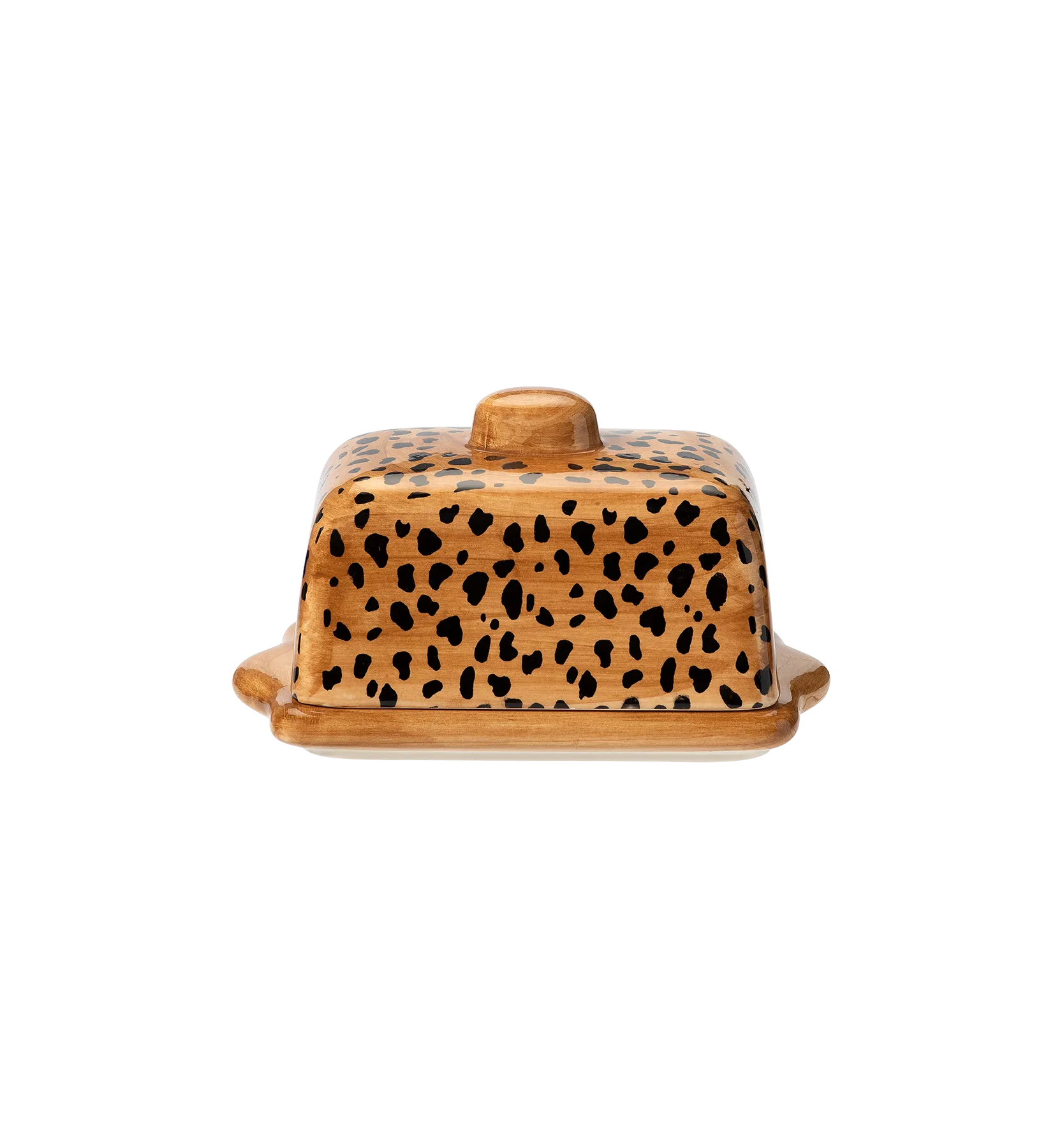 Leopard Butter Dish