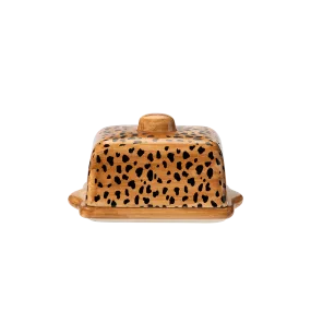 Leopard Butter Dish
