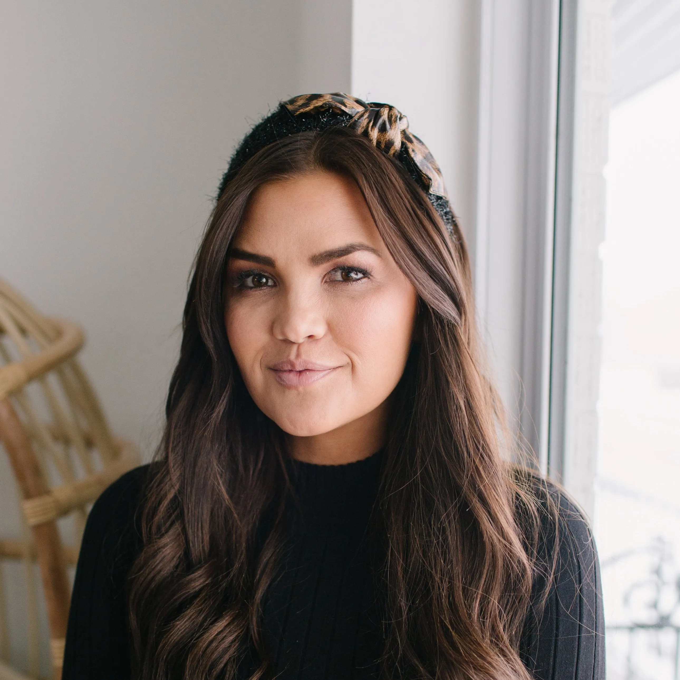Leopard Faux Fur Headband