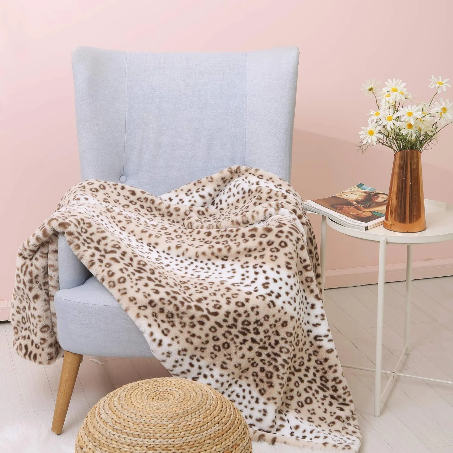 Leopard Fleece Blanket
