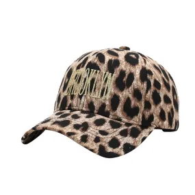 Leopard Fur Hat Baseball Cap