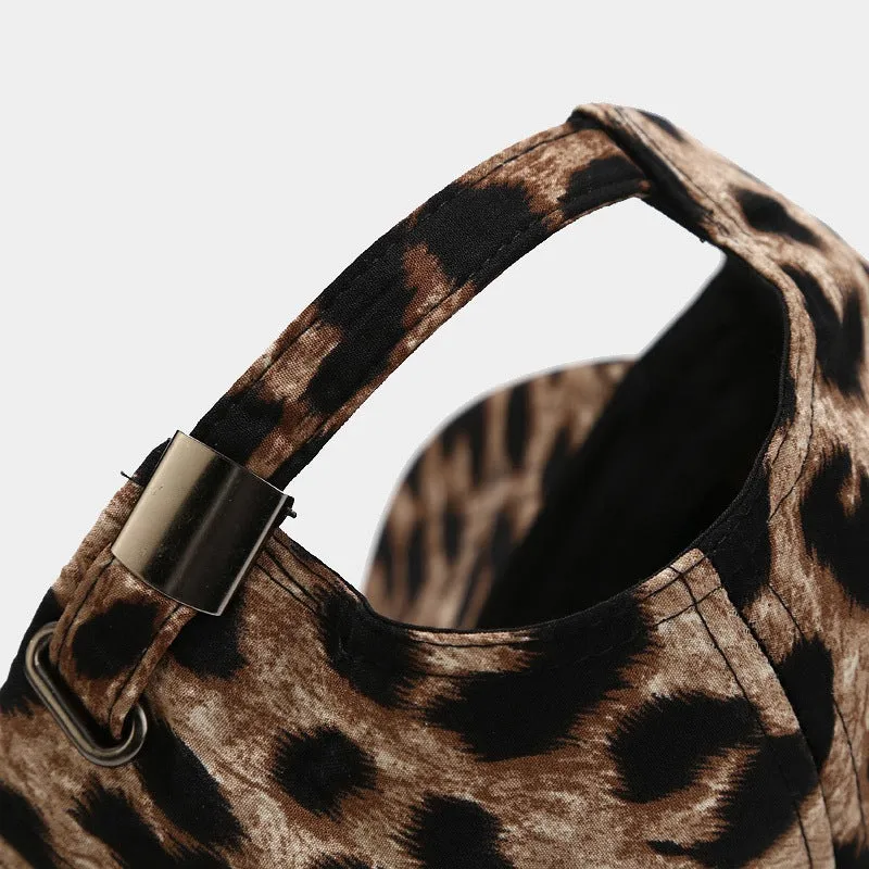 Leopard Fur Hat Baseball Cap