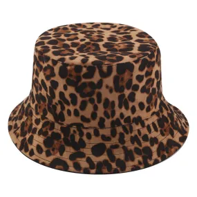 Leopard Fur Hat Spring Leisure Sun Hat