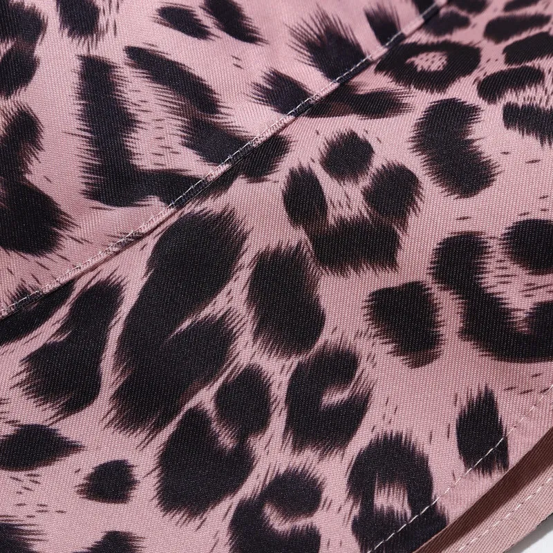 Leopard Fur Hat Sun Hat Retro Bucket Hat