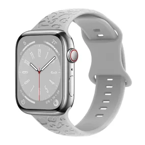 Leopard Luxe Silicone Band - The Wild Side of Apple Watch Accessories - Grey
