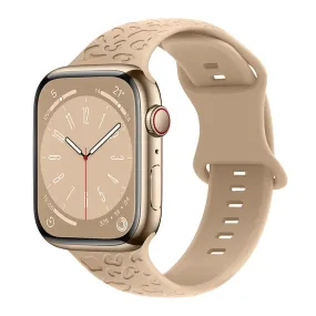Leopard Luxe Silicone Band - The Wild Side of Apple Watch Accessories - Milk Tea
