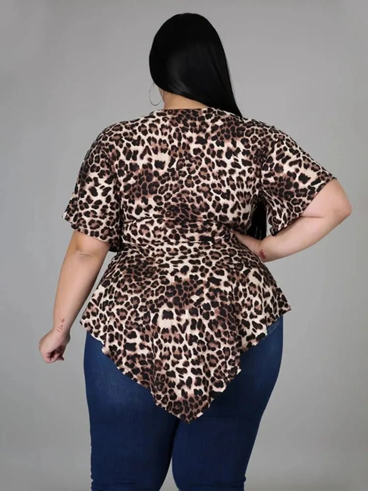Leopard Print Blouse
