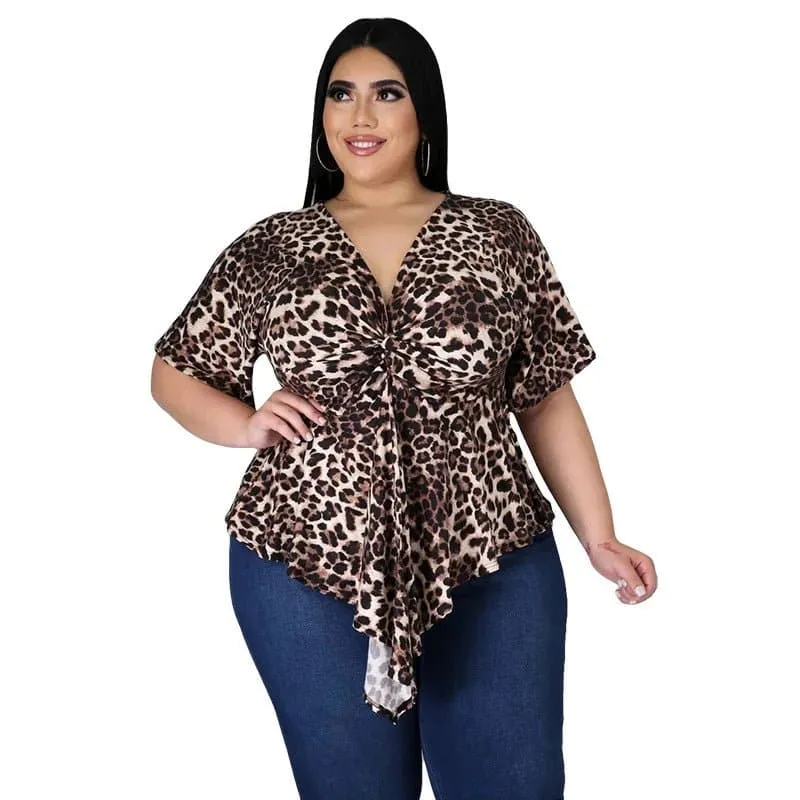 Leopard Print Blouse