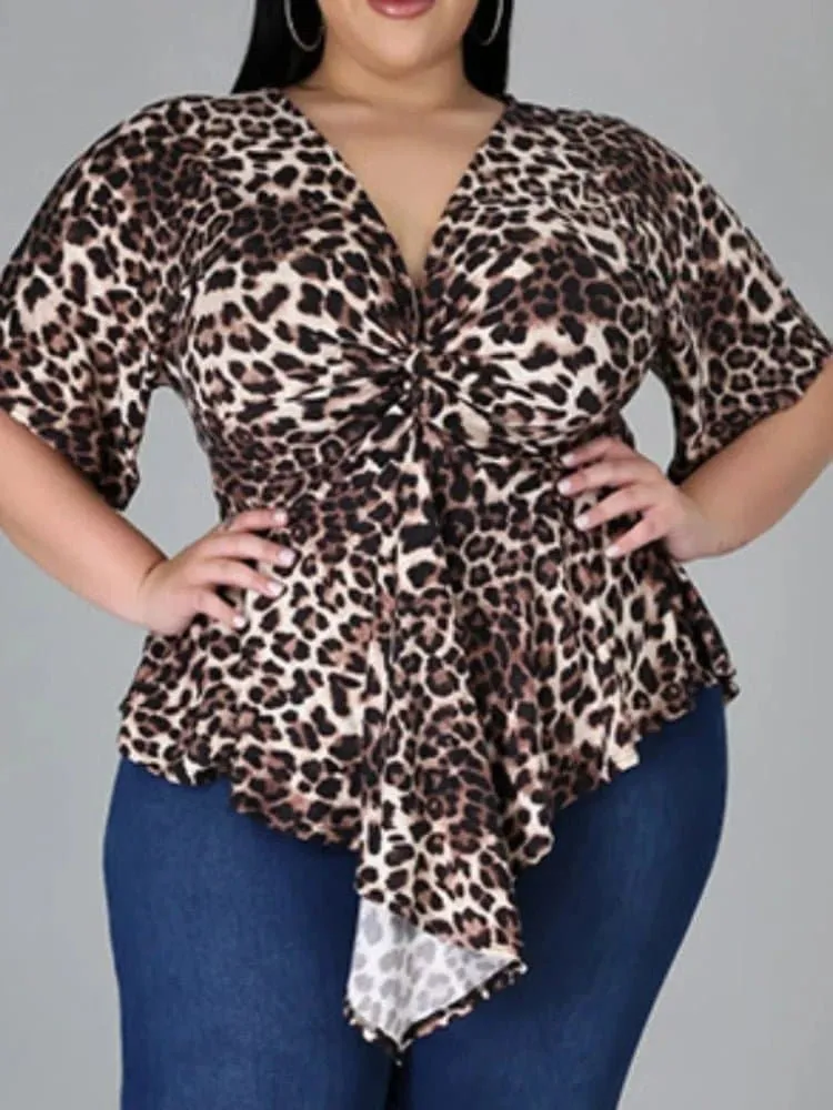 Leopard Print Blouse