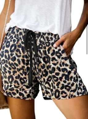 Leopard shorts