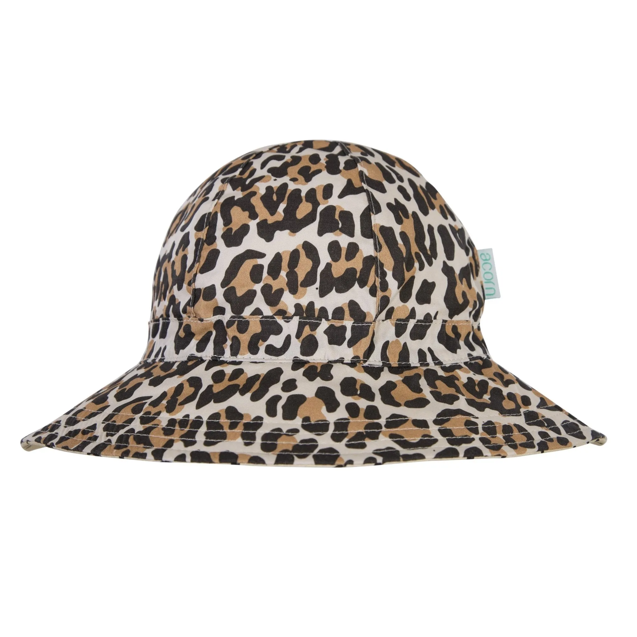 Leopard Wide Brim Sun Hat