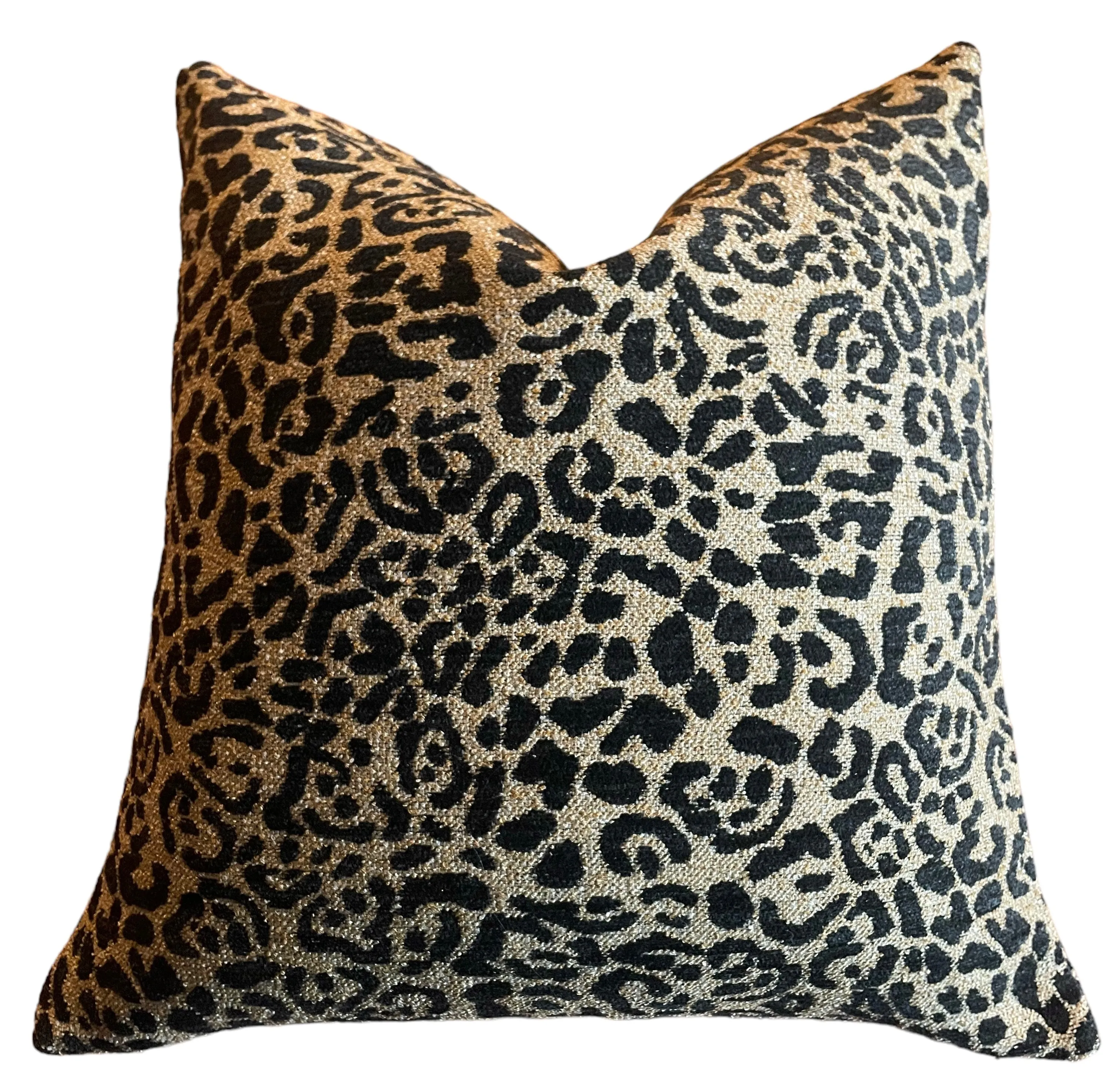 Leopard Woven Performance Chenille Pillow Cover / Animal Spots pillow / Cheetah Woven Throw Pillow Cover