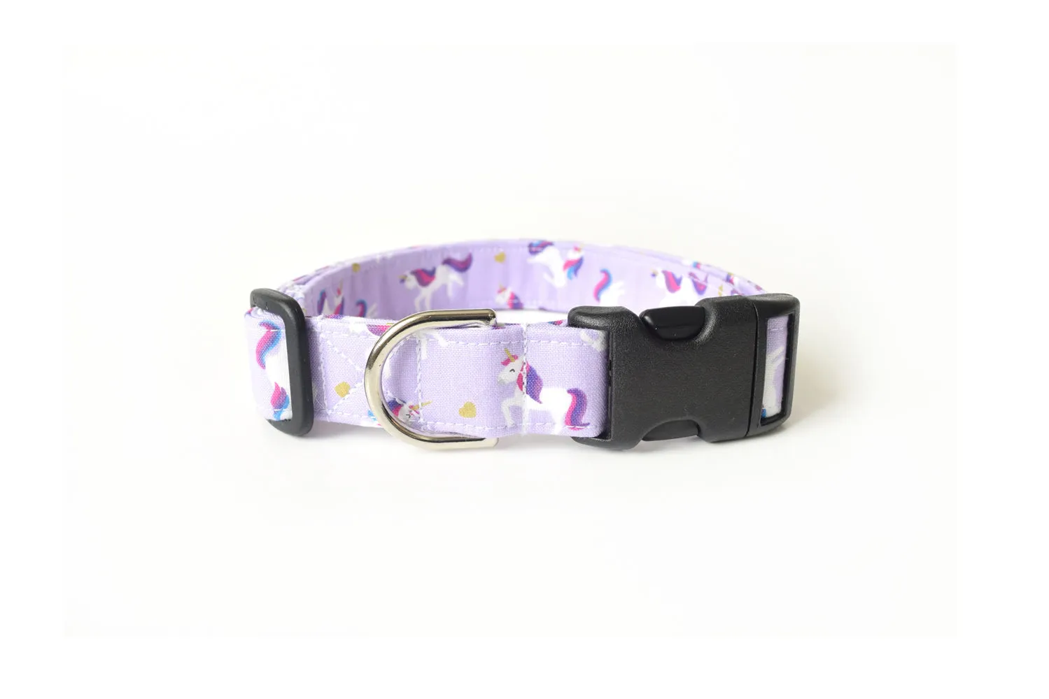 Lilac Purple Unicorn Dog Collar