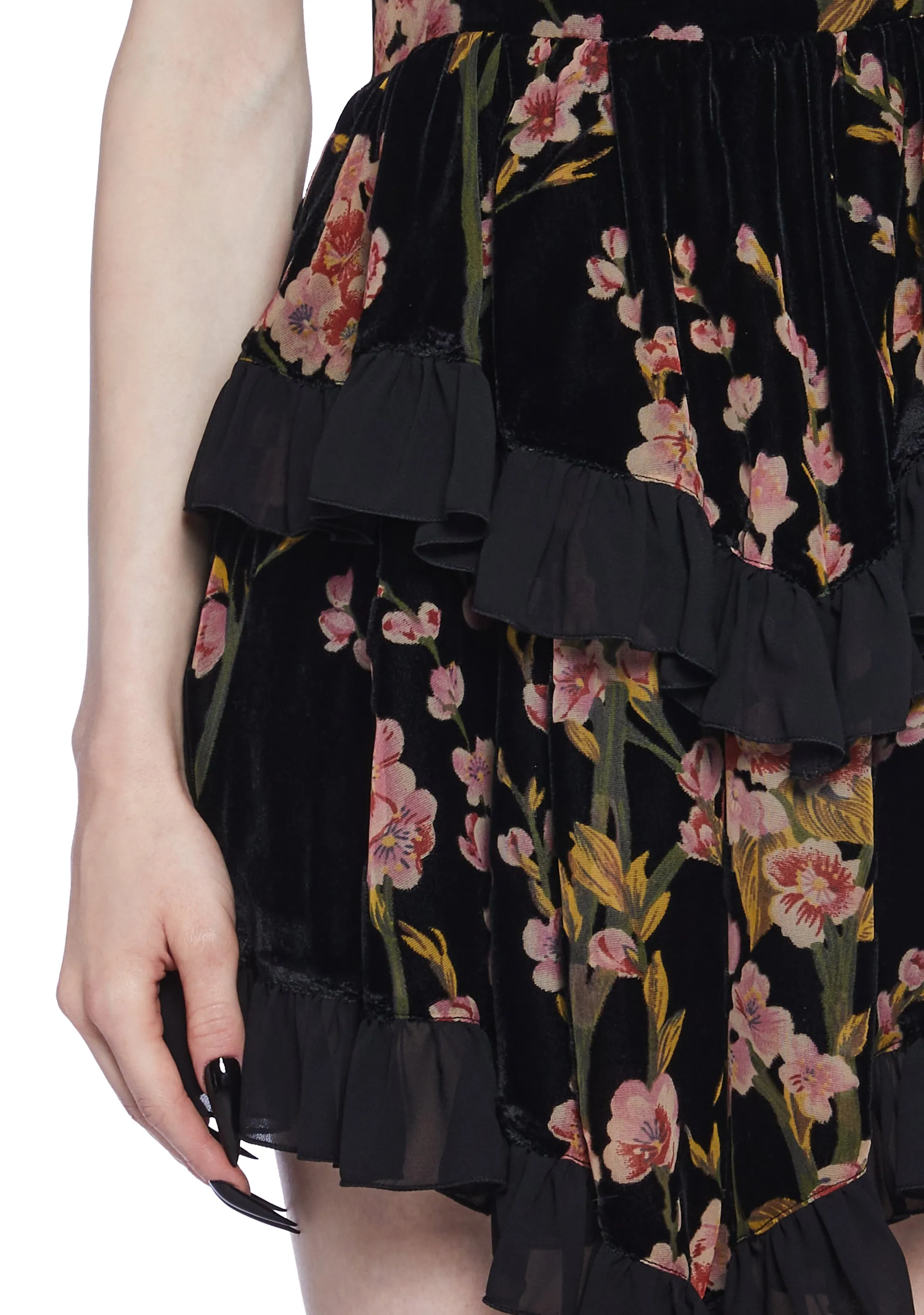 Magical Hearts Velvet Mini Dress
