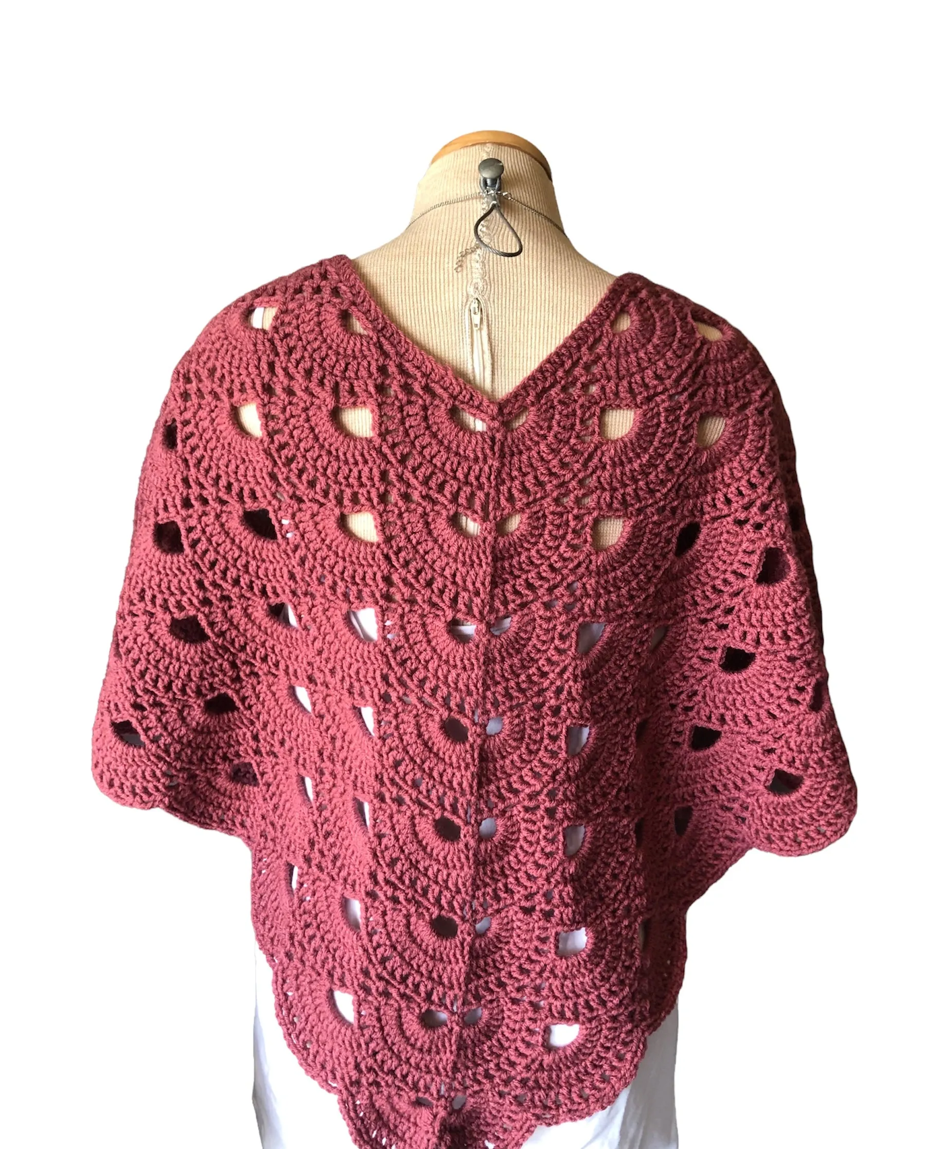 Mauve Poncho