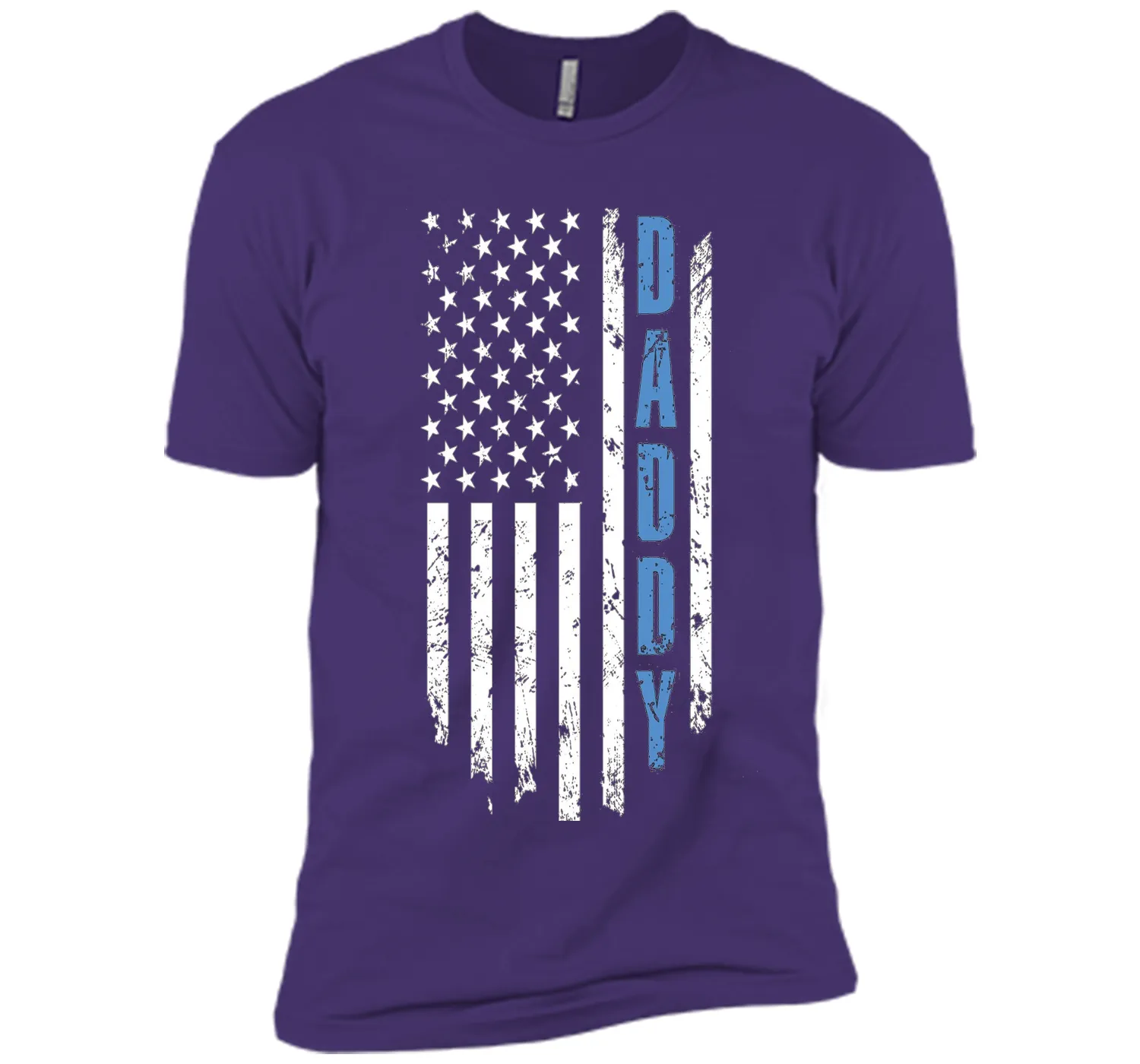 Men's Father's Day Gift Daddy Shirt Daddy American Flag T-Shirt US