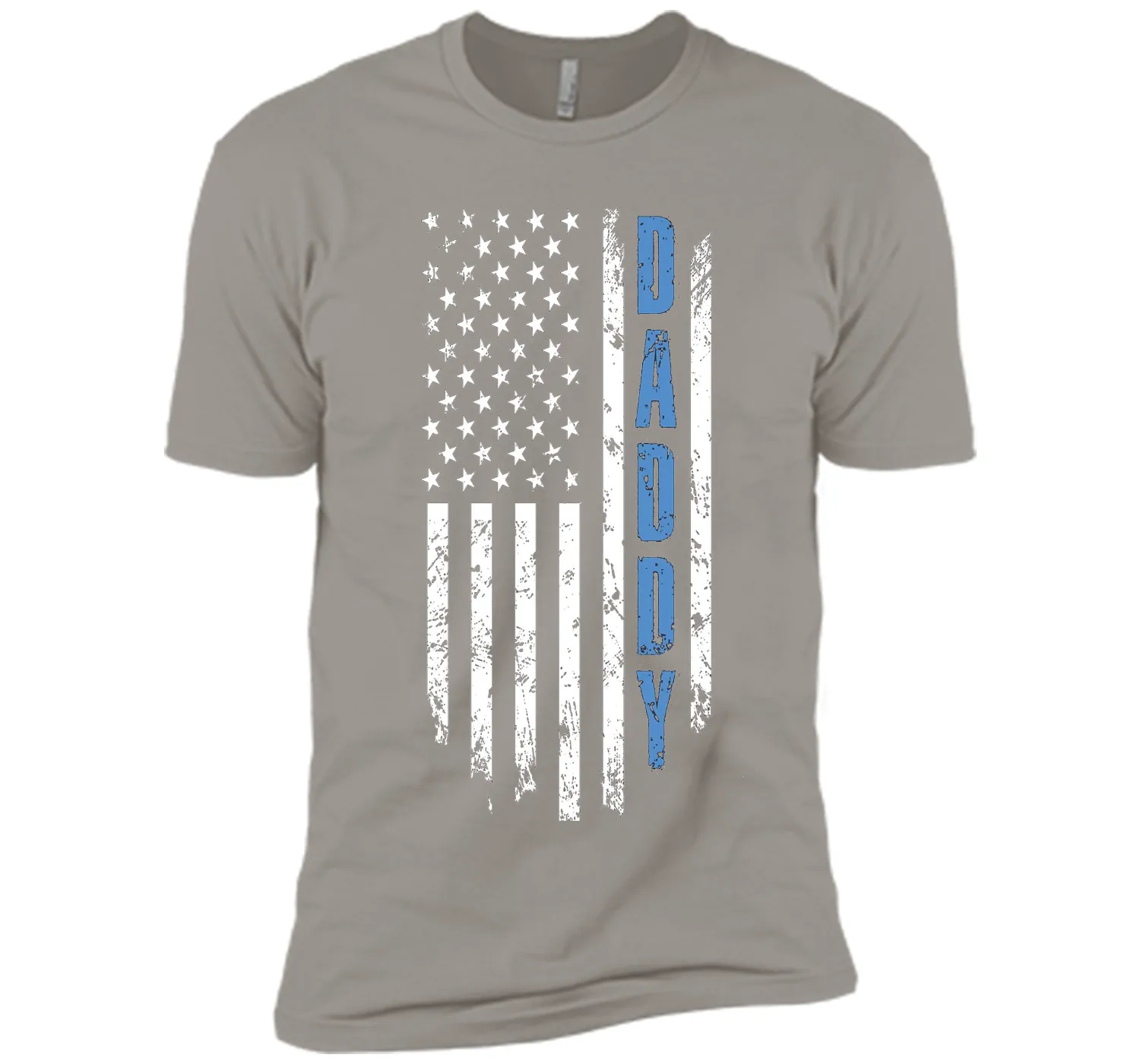 Men's Father's Day Gift Daddy Shirt Daddy American Flag T-Shirt US