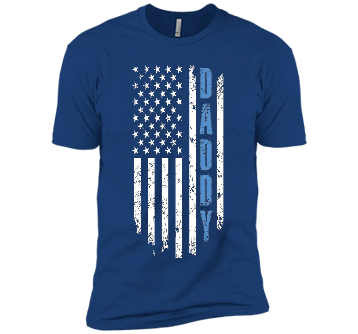 Men's Father's Day Gift Daddy Shirt Daddy American Flag T-Shirt US