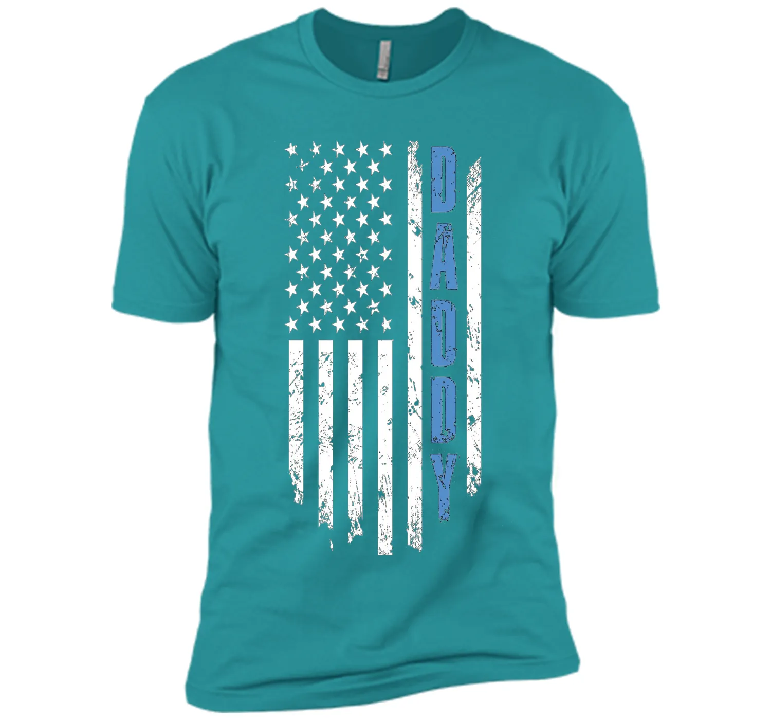 Men's Father's Day Gift Daddy Shirt Daddy American Flag T-Shirt US