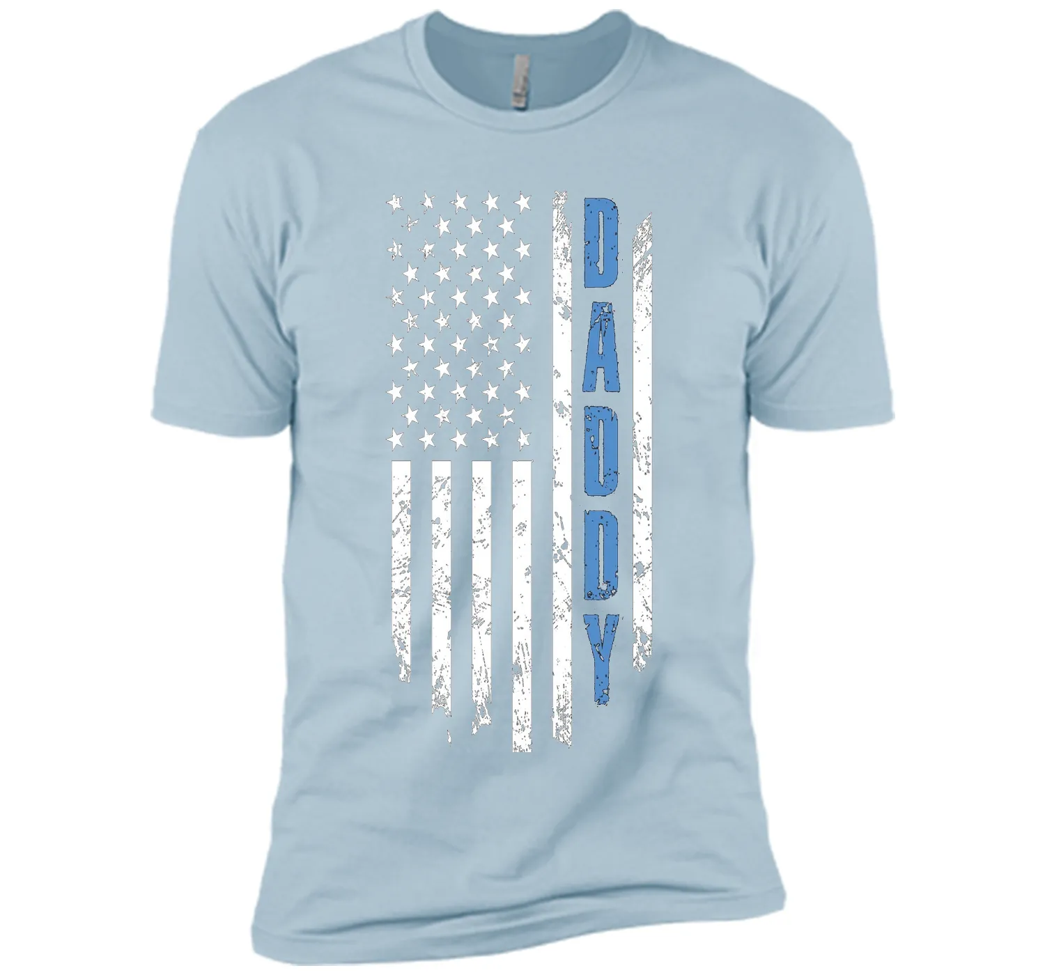Men's Father's Day Gift Daddy Shirt Daddy American Flag T-Shirt US