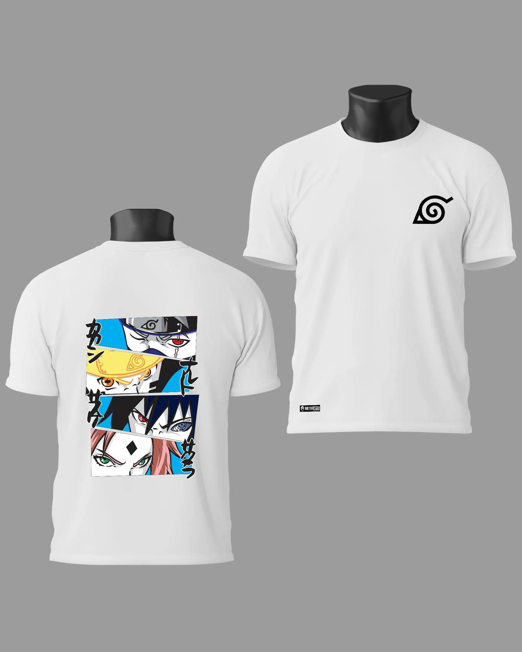 Mens Regular Tshirt Anime Naruto Naruto Friends